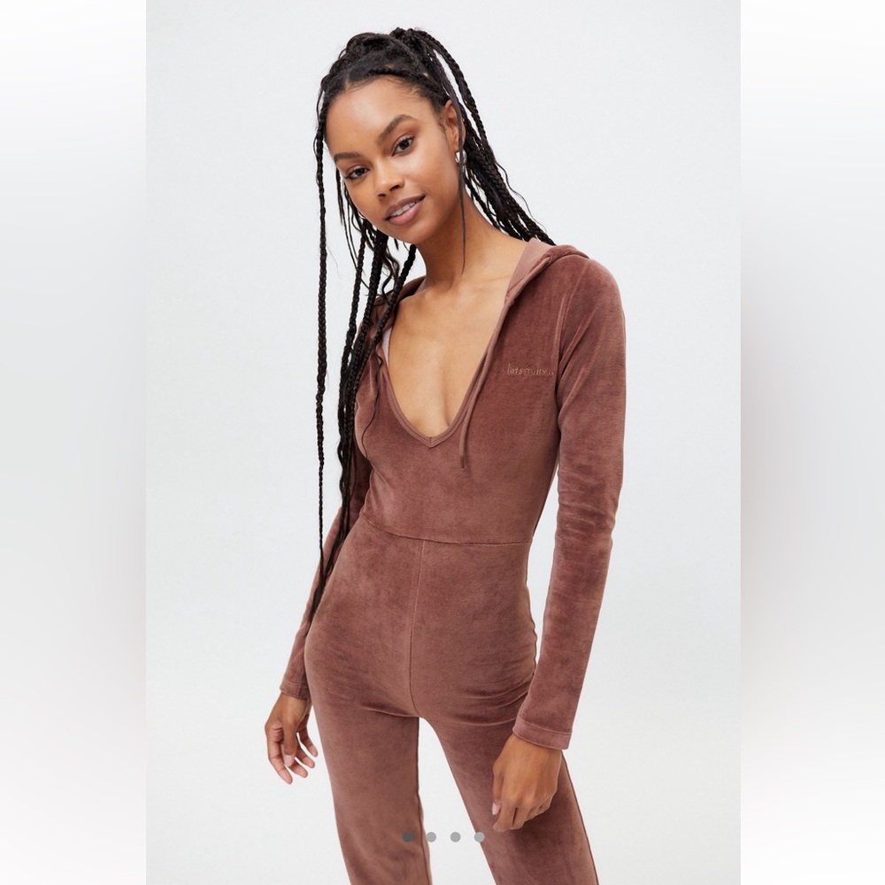 iets frans... Kenny Velour Catsuit Jumpsuit